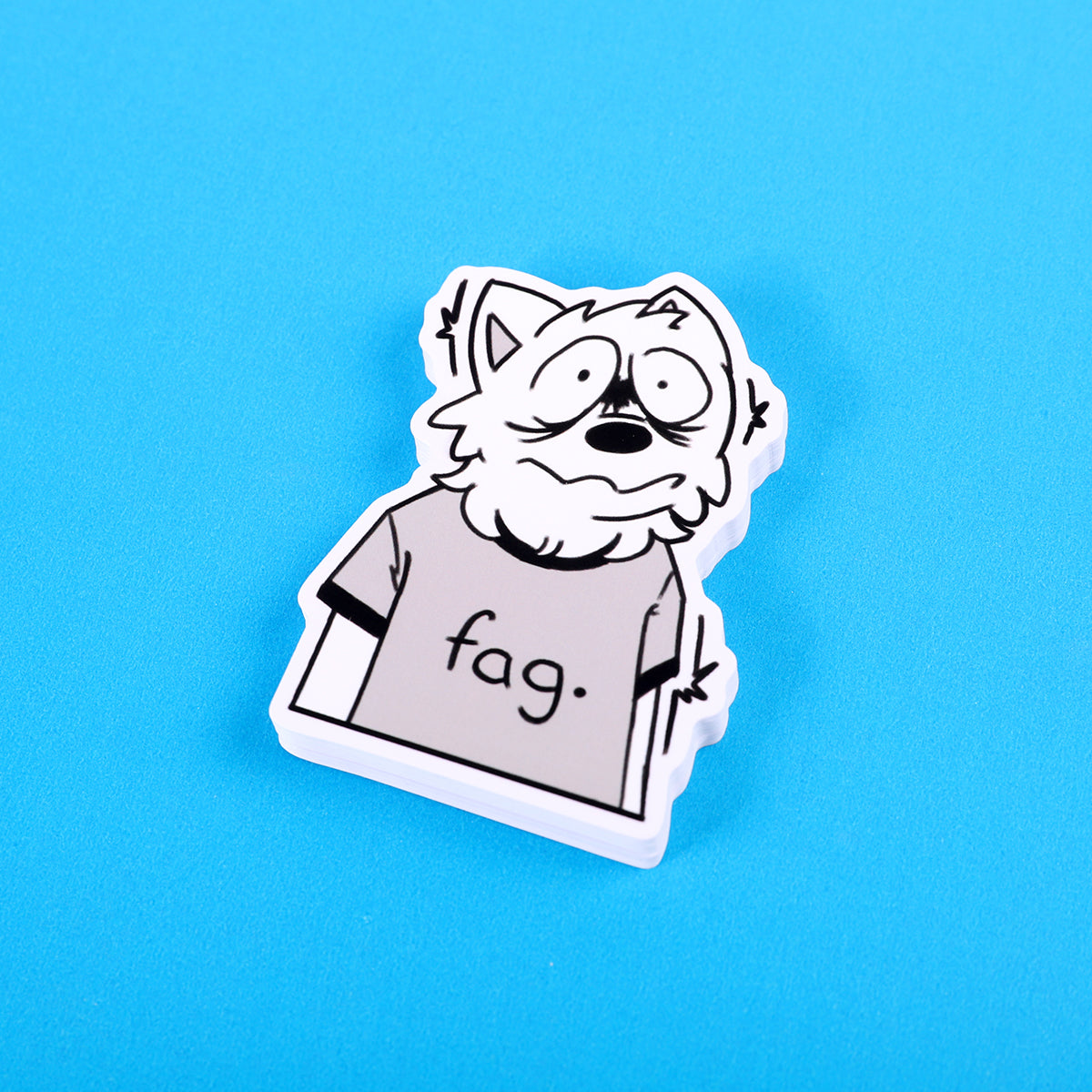 Ferris "F*g" Sticker
