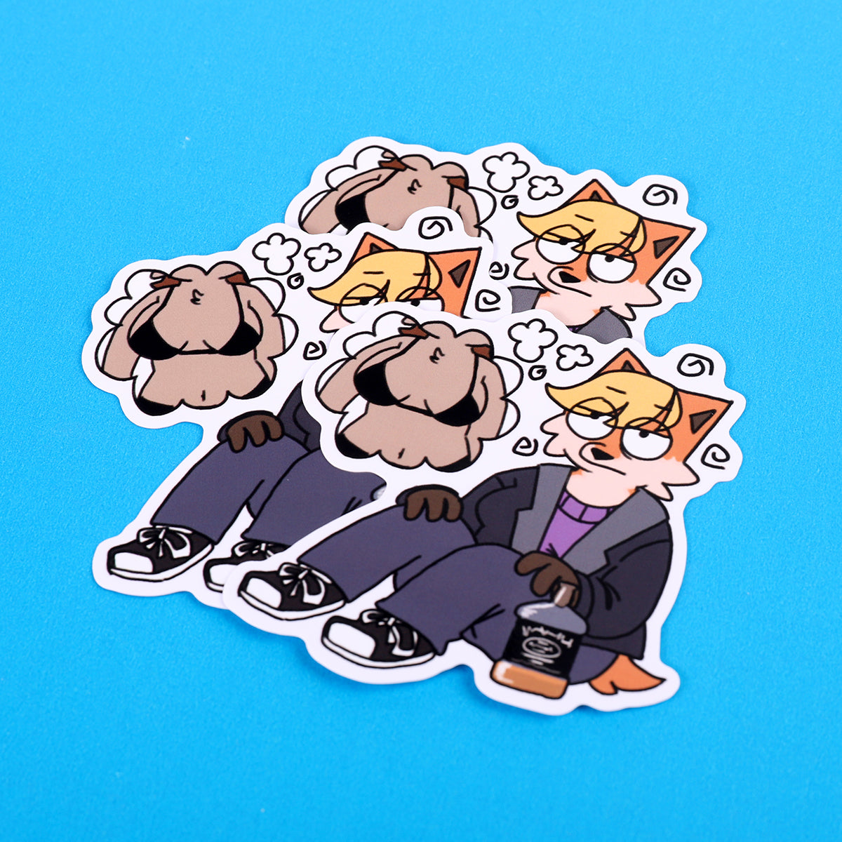 Zoey Thinking Sticker