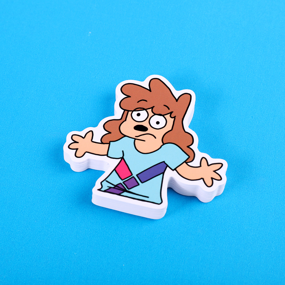 Harrod Shrug Sticker