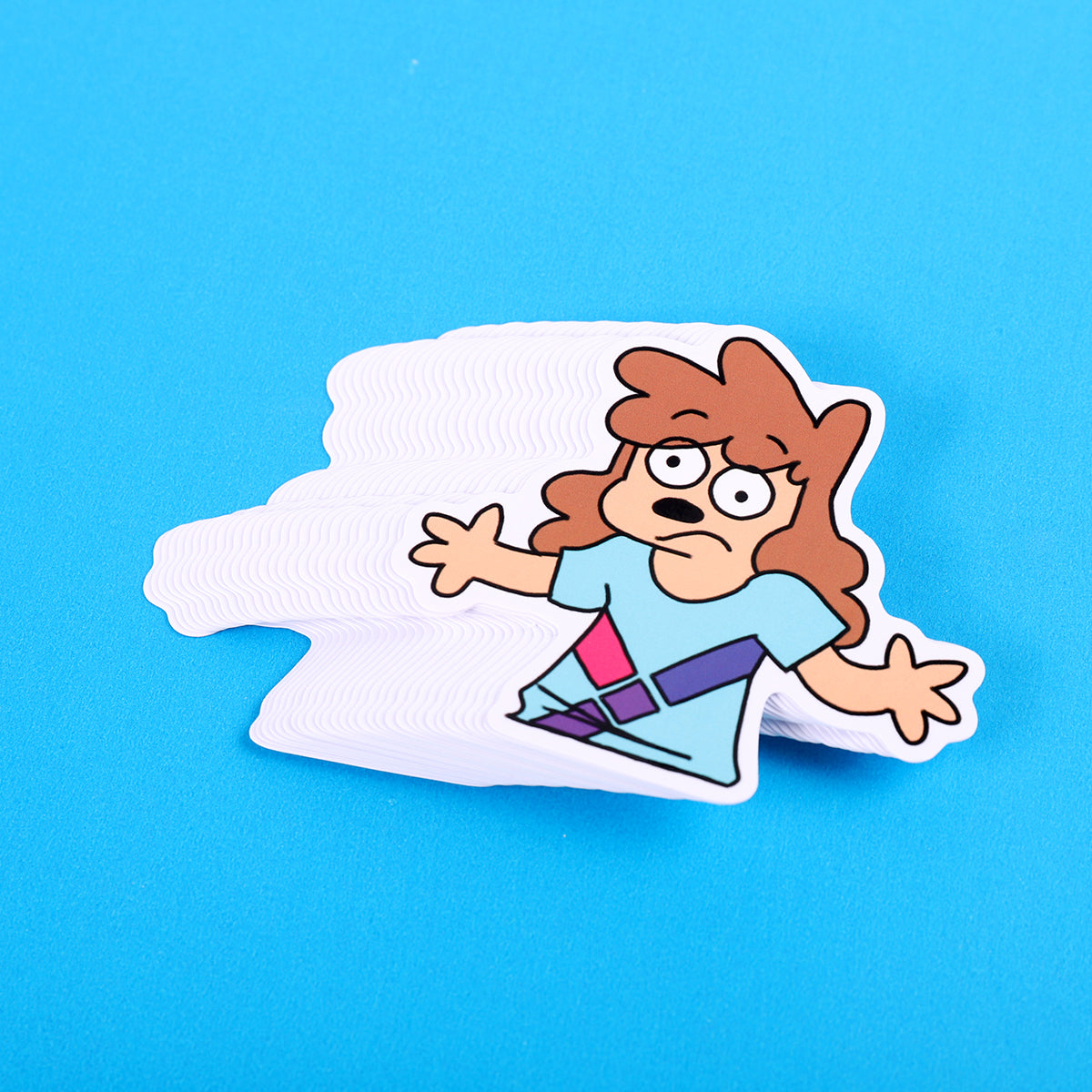 Harrod Shrug Sticker – Normalsville Shop