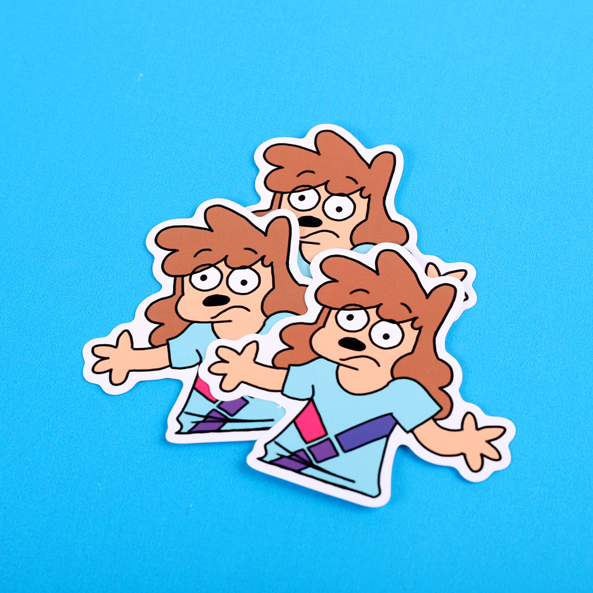 Harrod Shrug Sticker – Normalsville Shop