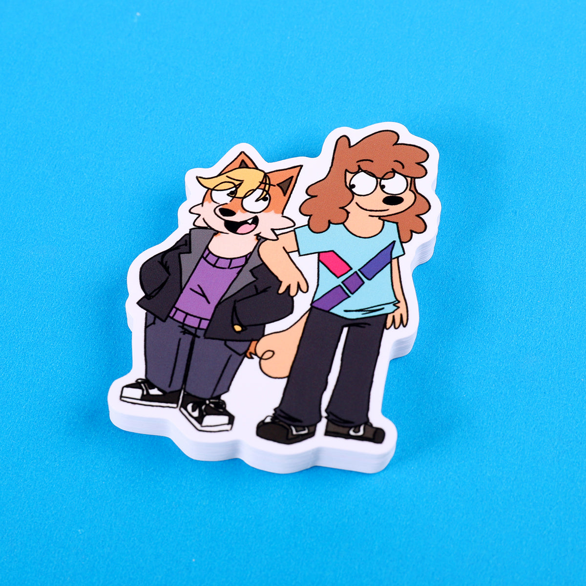 Harrod and Zoey Sticker