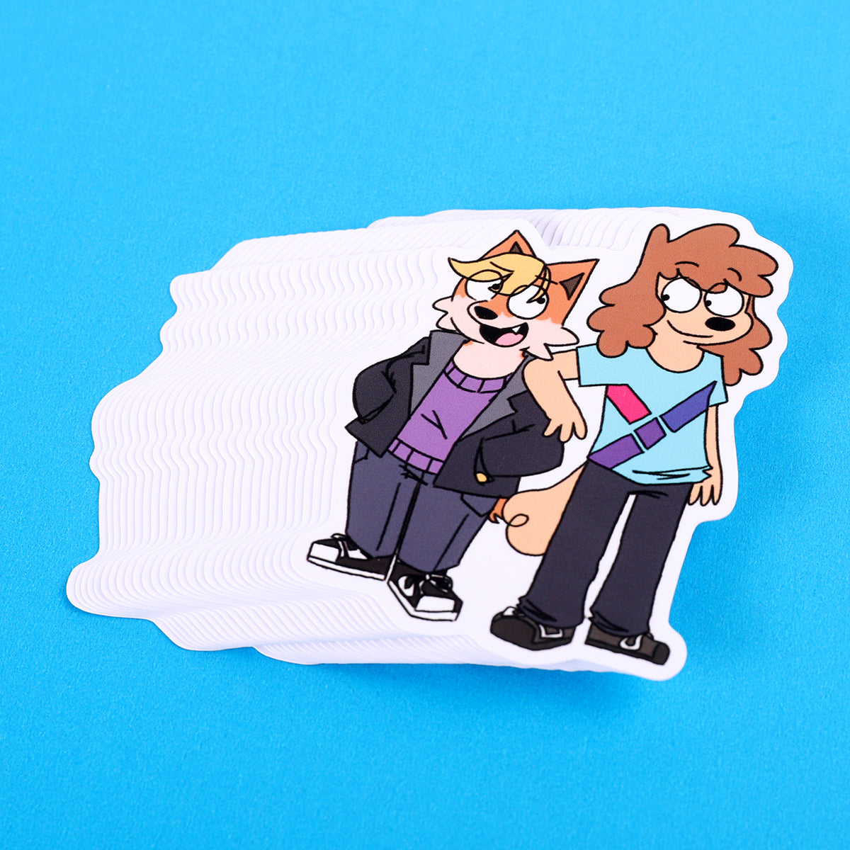 Harrod and Zoey Sticker