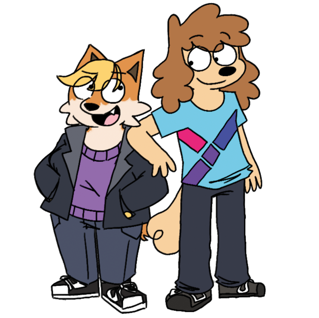 Harrod and Zoey Sticker