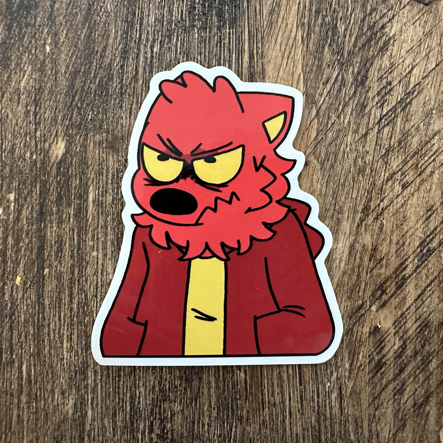 Ferris Angry Sticker
