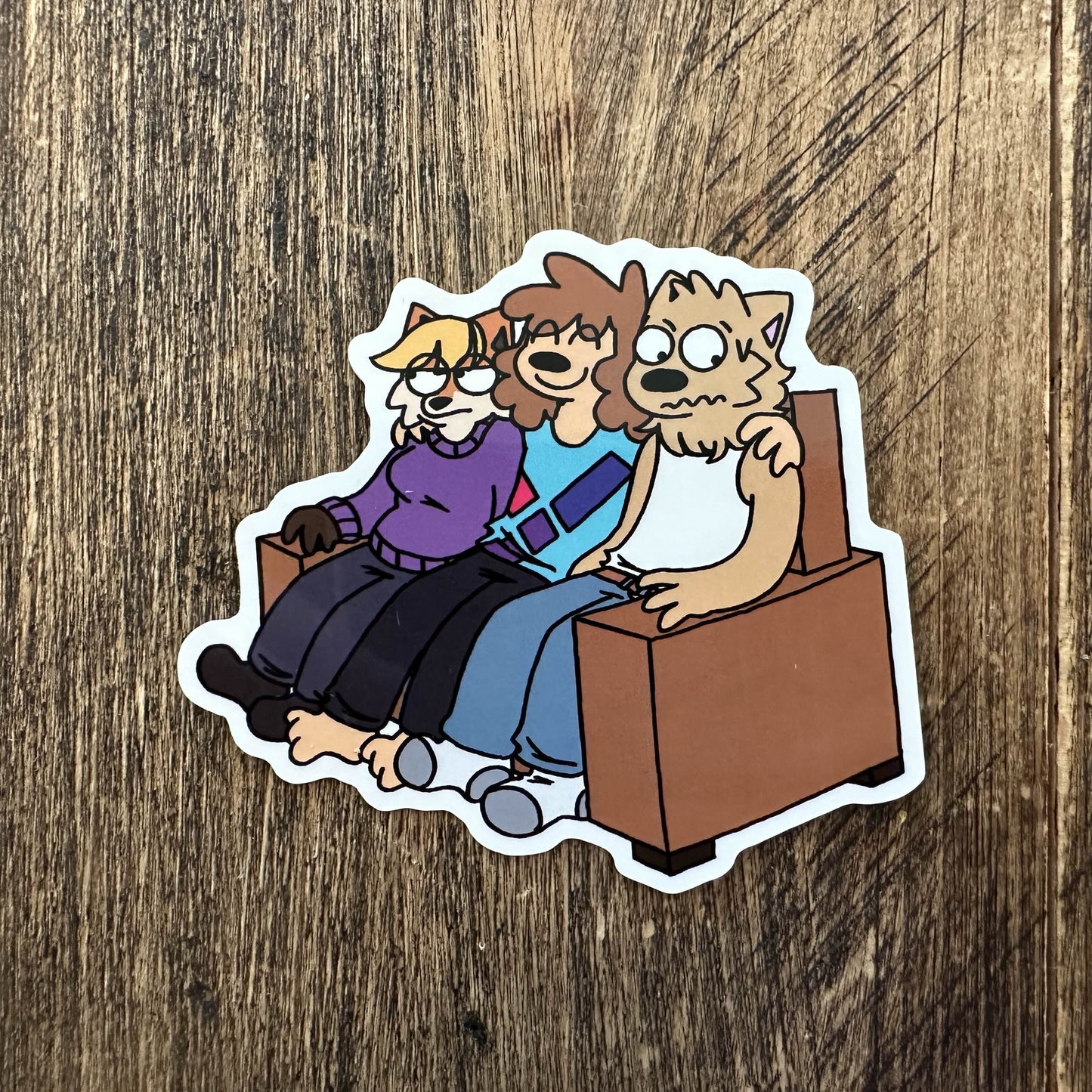 Main Three Couch Sticker